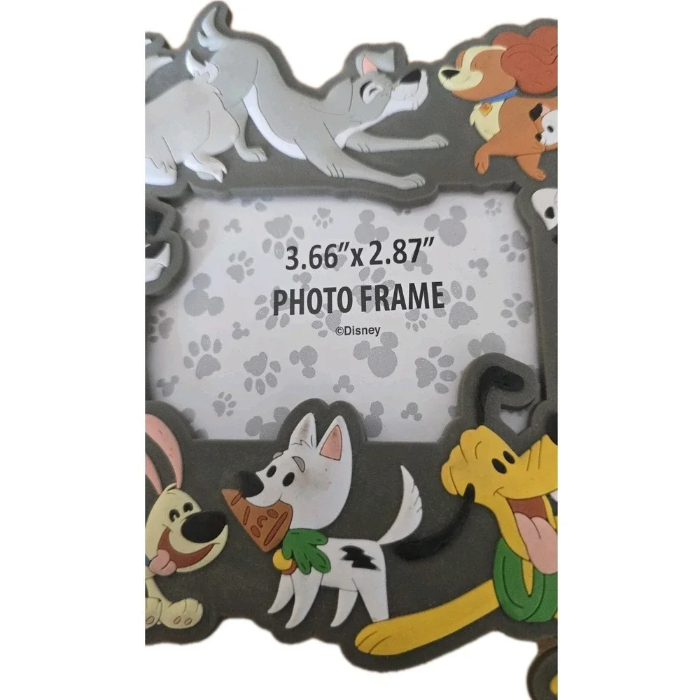 Disney Parks Official Merchandise Dogs Photo Frame Magnetic W/ Stand